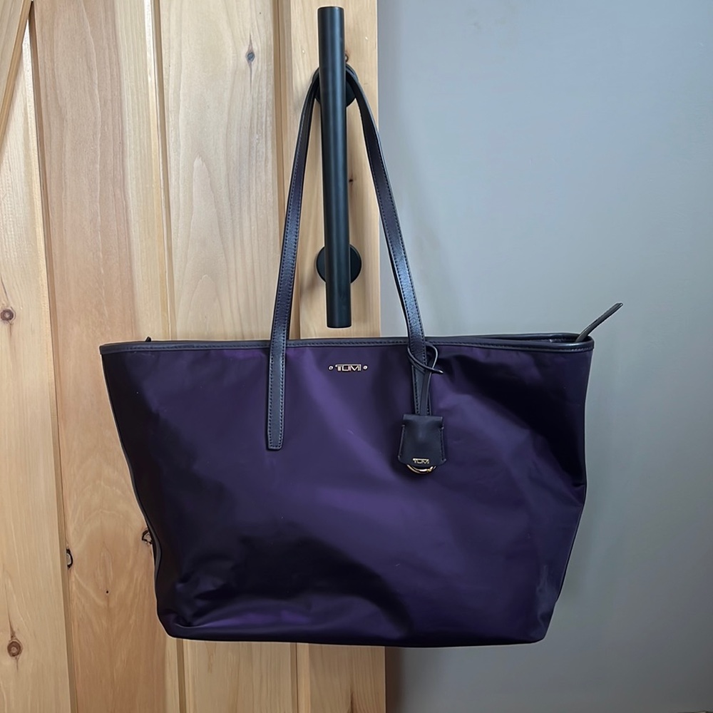 TUMI Aubergine Tote Bag